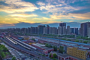 璀璨夜色 北京國貿夜景的魅力與活力